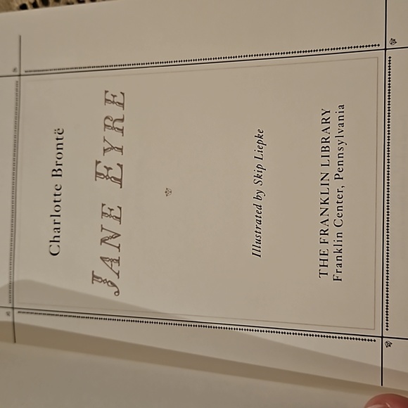 1st Printing Franklin Mint 1981 Jane Eyre Leather MINT collectible SALE - Picture 7 of 12